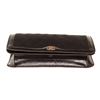 Image 4 : Chanel Black Velvet Clutch Bag