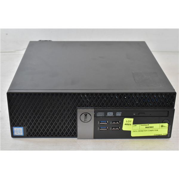 DELL DESKTOP COMPUTER