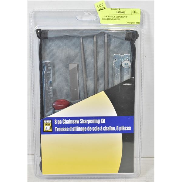 NEW 8 PIECE CHAINSAW SHARPENING KIT