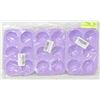 Image 1 : LOT OF 6 SILICONE PURPLE TRAYS