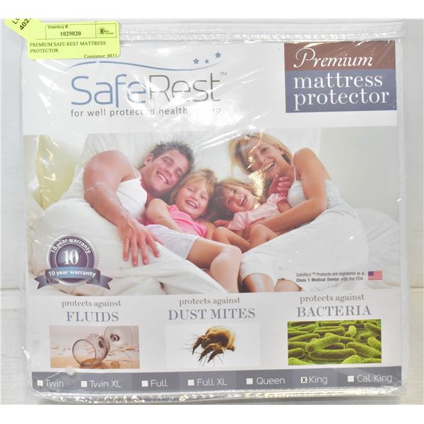 PREMIUM SAFE REST MATTRESS PROTECTOR
