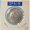 Image 2 : 23)  SPANISH 1957 25 PTAS COIN.