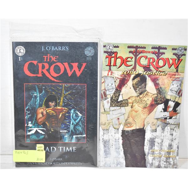 LOT OF 2 OF THE CROW COMIC BOOKS