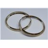 BZ415-156 SILVER MEDIUM SIZE HOOP EARRINGS