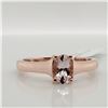 EC129-108 SILVER MORGANITE(0.7CT) RING