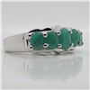 Image 3 : EC129-116 SILVER SAKOTA EMERALD(1.5CT) RING