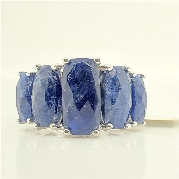 EC129-140 SILVER SODALITE(7.1CT) RING