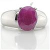 EC129-147 SILVER RUBY(3.1CT) RING