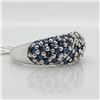 Image 3 : EC129-146 SILVER BLUE SAPPHIRE(1.6CT) RING