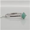 Image 3 : EC129-119 SILVER SAKOTA EMERALD(0.7CT) RING