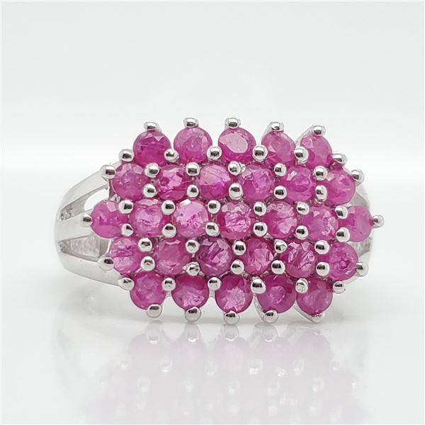 EC129-141 SILVER RUBY(1.8CT) RING