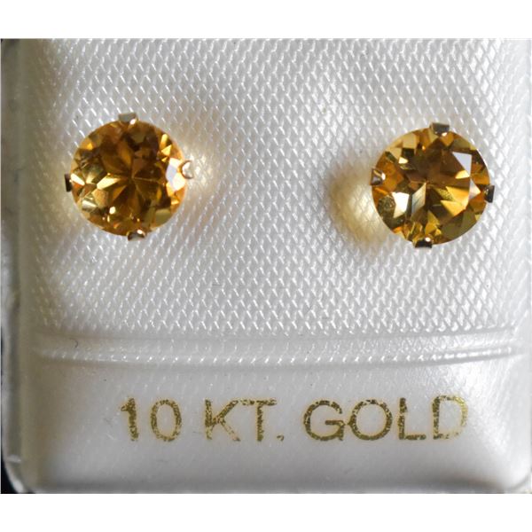 BZ415-151 10K CITRINE EARRINGS (1.2CT)