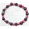 Image 1 : #292-NATURAL BLOODSTONE & RAINBOW JASPER BRACELET