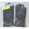 Image 1 : 2 PACK LADIES LEATHER GLOVES SIZE MEDIUM