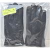 Image 1 : 2 PACK LADIES LEATHER GLOVES SIZE MEDIUM