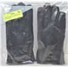 Image 1 : 2 PACK LADIES LEATHER GLOVES SIZE MEDIUM