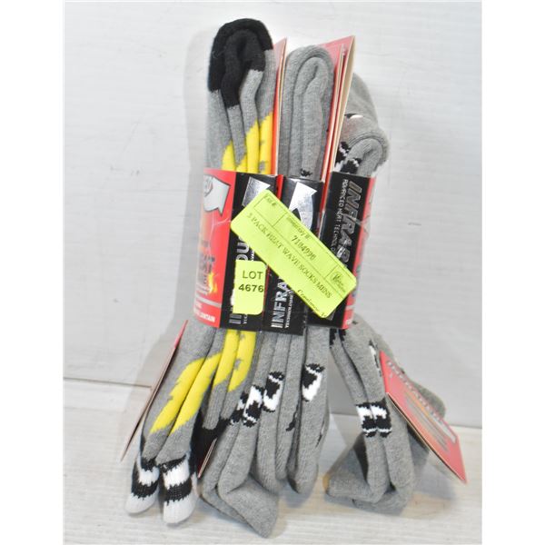 3 PACK HEAT WAVE SOCKS MENS