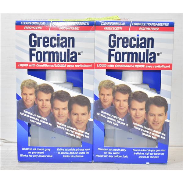 2 PACK GRECIAN FORMULA WITH CONDITIONER 20 ML EACH