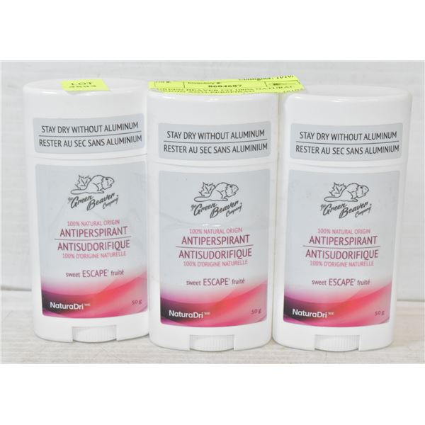 GREEN BEAVER CO 100% NATURAL ORIGIN ANTI-PERSPIRAN