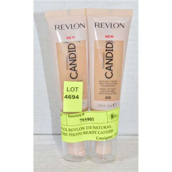 3 PACK REVLON 210 NATURAL OCHRE PHOTO READY CANDID