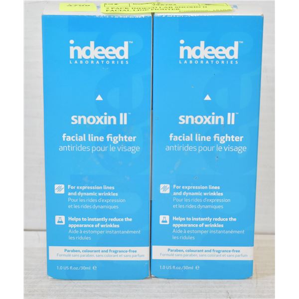 2 PACK INDEED LAB SNOXIN II FACIAL LINE FIGHTER