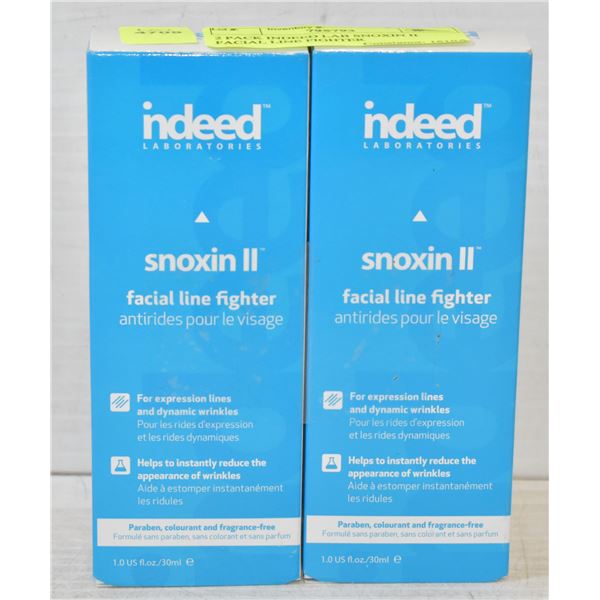 2 PACK INDEED LAB SNOXIN II FACIAL LINE FIGHTER