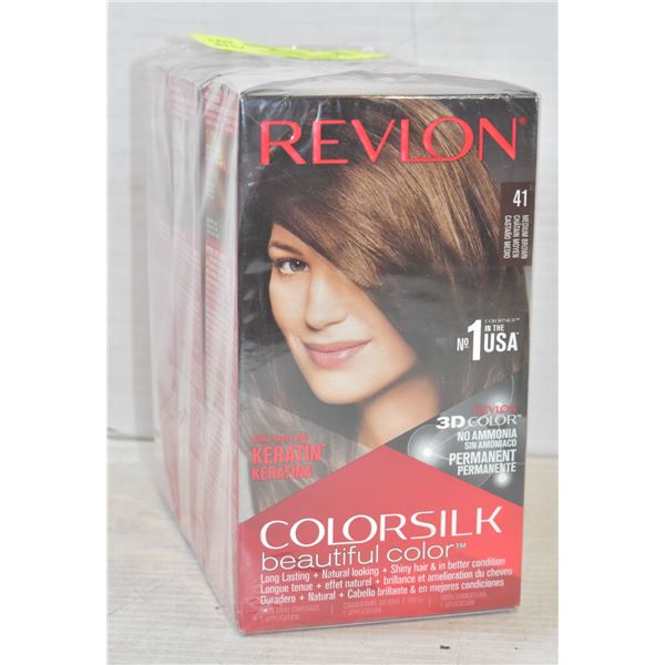 3 PACK REVLON COLORSILK 3D COLOUR MEDIUM BROWN