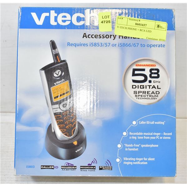 V-TECH PHONE + RCA LED