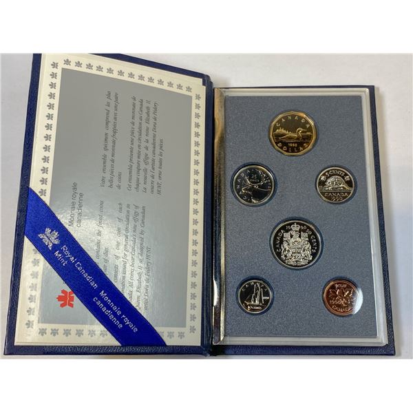 1990 6 COIN SPECIMEN SET WITH COA