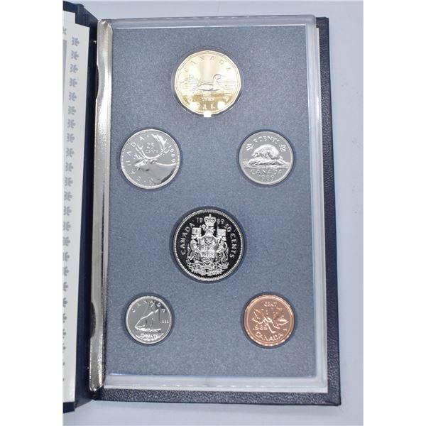 1989 6 COIN SPECIMEN SETWITH COA