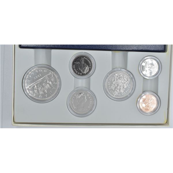 1983 6 COIN SPECIMEN SET WITH COA