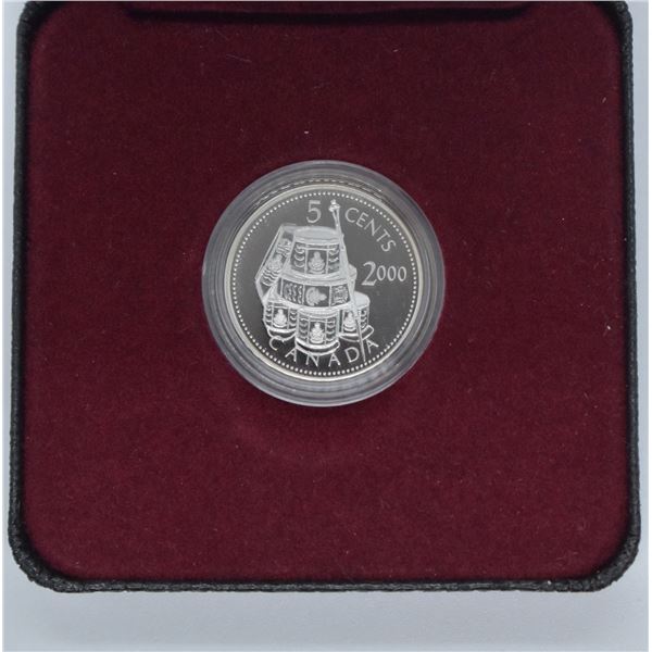 2000 SILVER PROOF 5 CENTS