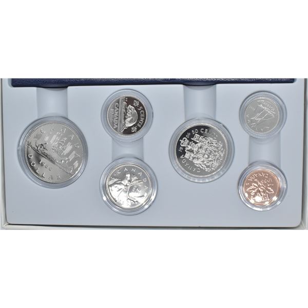 1986 6 COIN SPECIMEN SET WITH COA