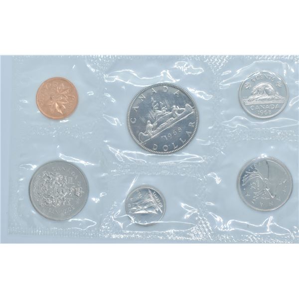 1968 6 COIN UNCIRCULATED SEALED SET