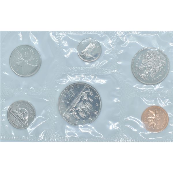 1969 6 COIN UNCIRCULATED SEALED SET