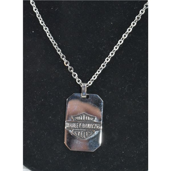 HARLEY DAVIDSON DOG TAG NECKLACE
