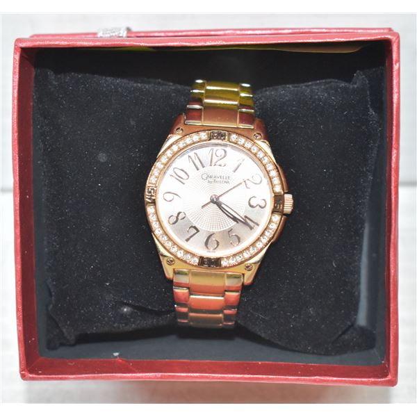 ROSE GOLD CARAVELLE BY BULOVA