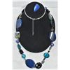 Image 1 : AURORA BLUE LONG NECKLACE