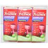 Image 1 : 3PK CHILDRENS TYLENOL COMPLETE COLD, COUGH, FEVER