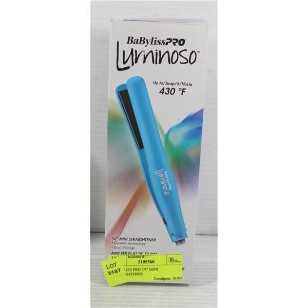 Babyliss pro mini straightener review Clearance