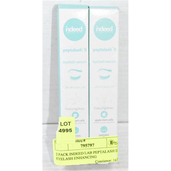 2 PACK INDEED LAB PEPTALASH II EYELASH ENHANCING