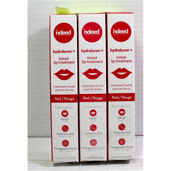 3PK INDEED LABS HYDRALURON TINTED LIP TREATMENT