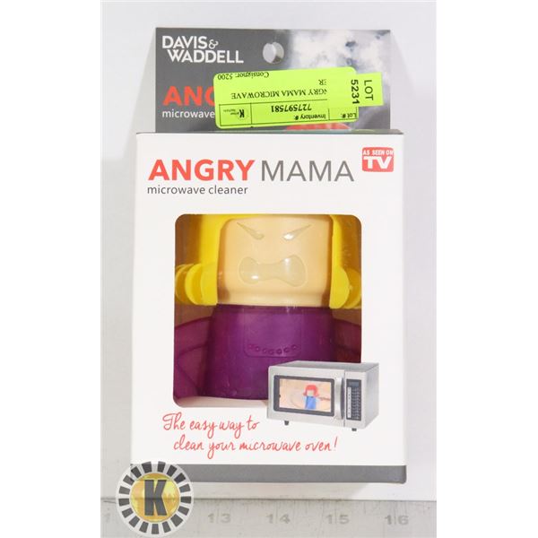 NEW ANGRY MAMA MICROWAVE CLEANER