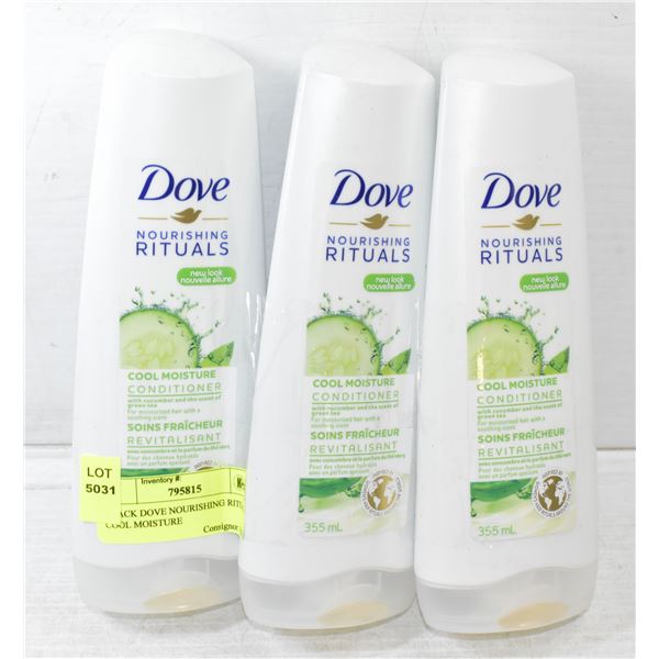 3 PACK DOVE NOURISHING RITUALS COOL MOISTURE