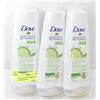 Image 1 : 3 PACK DOVE NOURISHING RITUALS COOL MOISTURE