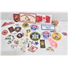 LOT OF 55 ASSORTED BADGES