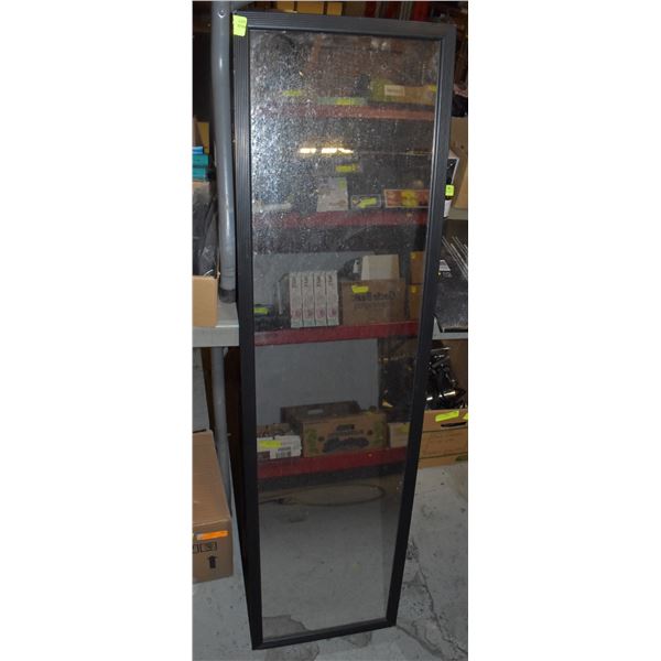 BLACK FRAMED MIRROR