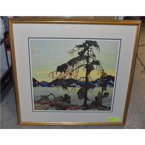TOM THOMSON - GROUP OF 7 FRAMED PRINT +