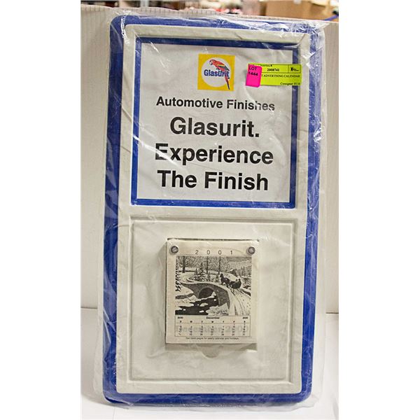 GLASURIT ADVERTISING CALENDAR