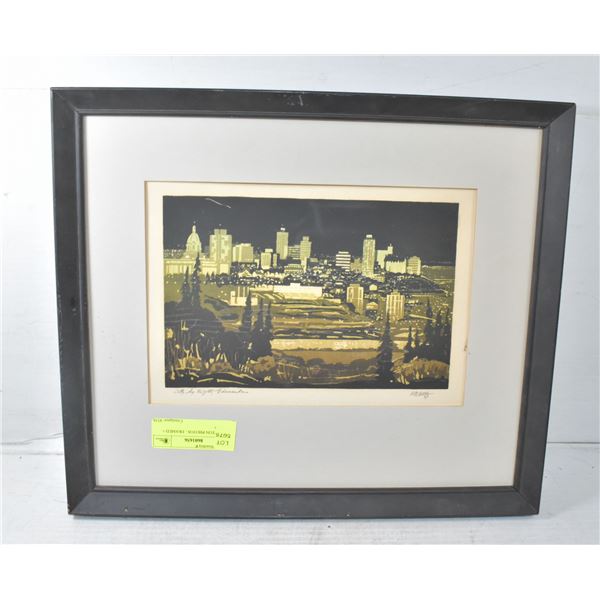 EDMONTON PHOTOS - FRAMED + SIGNED